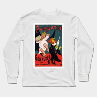 Purgatif Géraudel France Vintage Poster 1895 Long Sleeve T-Shirt